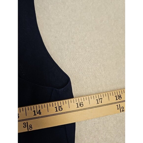 Womens Size 10 Fit-and-Flare Dress Blue Sleeveless Homeyee Zip Back Event New - Picture 5 of 8